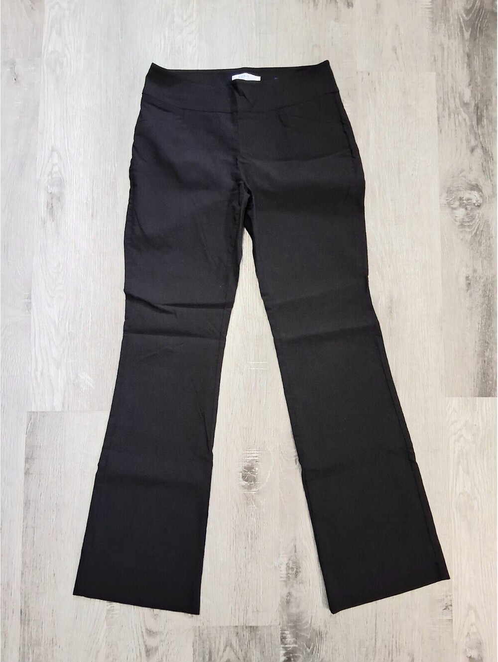 Ricki's Curve Control Women's Size 6 Bootcut Dress Pants Black Stretch Trousers